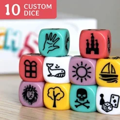 Synapses Games: Match 5, Word Matching Game, FIND Links, Create Connections - 3 Minutes To Create Links For 10 Different Dice Combinations, Interactive Family Fun, Easy Rules, Up To 2-8 Players -Classic Board Game Shop 51nJa6HJZPL