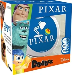 Asmodee | Dobble Pixar | Card Game | Ages 6+ | 2-8 Players | 15 Minutes Playing Time -Classic Board Game Shop 51nwAEDeNRL. AC