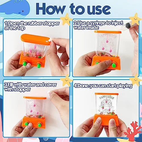 10 Pieces Handheld Water Game,Mini Arcade Water Ring Game,Waterful Ring Toss For Beach Toys,Party Favor,Fun Present For Men Retro Pastime,Without Water 2 10 Pieces Handheld Water Game,Mini Arcade Water Ring Game,Waterful Ring Toss For Beach Toys,Party Favor,Fun Present For Men Retro Pastime,Without Water - Image 2