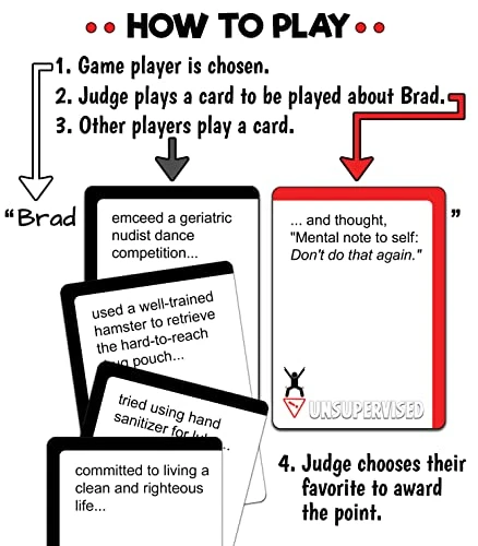 Left Unsupervised: Mature Edition - A New Twisted Card Game That Makes It Personal! Perfect Christmas, Birthday, Bachelorette Party Gift Or Card Games 2 Left Unsupervised: Mature Edition - A New Twisted Card Game That Makes It Personal! Perfect Christmas, Birthday, Bachelorette Party Gift Or Card Games - Image 2