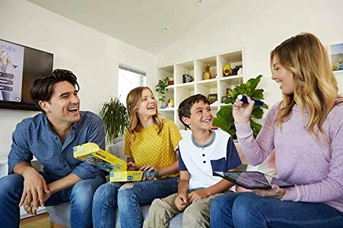 Mattel Games Pictionary Air Family Game For Kids & Adults With Light Pen And Clue Cards, Connect To Smart Devices (Amazon Exclusive) 2 Mattel Games Pictionary Air Family Game For Kids & Adults With Light Pen And Clue Cards, Connect To Smart Devices (Amazon Exclusive) - Image 2