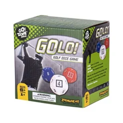 Zobmondo!! GOLO Golf Dice Game | For Golfers, Families, And Kids | Portable Fun Game For Home, Travel, Camping, Vacation, Beach | Award Winner