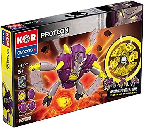 Geomag Kor Proteon Blatta Transformer – 68 Piece Creative Magnet Playset Toy – Swiss Made – Part Of Geomag’s World Famous Award Winning Product Line – Intermediate Level – Ages 5 And Up 9 Geomag Kor Proteon Blatta Transformer – 68 Piece Creative Magnet Playset Toy – Swiss Made – Part Of Geomag’s World Famous Award Winning Product Line – Intermediate Level – Ages 5 And Up - Image 9