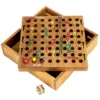 Logica Puzzles Art. Snakes And Ladders - Board Game In Fine Wood - Strategy Game For 2/4 Players - Travel Version