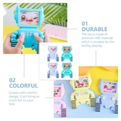 Toyvian 8 Pcs Handheld Water Water Ring Toss Toys Handheld Water Ring Game Water Ring Game Handheld Games Robot Shape -Classic Board Game Shop 51u8rvWu9aL
