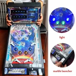GENERIC Space Pinball Machine PortablePinball Machines Children Ideal Gift Parent-Child Puzzle Pinball Machine, For Home Interactive Puzzle Games Electronic Arcade Toys ( Size : 1pcs ) -Classic Board Game Shop 51uJtn4salL