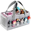 Portable Carrying Case Compatible With Toniebox Starter Set And Tonies Figurines,Travel Felt Cloth Musical Toy Folding Bag For Toniebox Accessories (Gray)