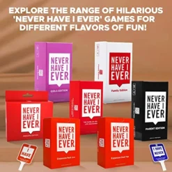 Never Have I Ever Pregame Edition Card Game Set | Fun Game Night Party Games For Adults, College Students | For 3+ Players | Ages 17 + -Classic Board Game Shop 51vgUL3wYQL