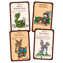 Steve Jackson Games Munchkin Petting Zoo Card Game (Mini-Expansion) | 30 Cards | Adults, Kids, & Family Game | Fantasy Adventure Roleplaying Game | Ages 10+ | 3-6 Players | Avg Play Time 120 Min -Classic Board Game Shop 51wH0p1kQOL