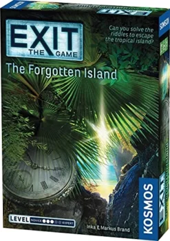 Thames & Kosmos Exit: The Forgotten Island | Exit: The Game - A Kosmos Game | Family-Friendly, Card-Based At-Home Escape Room Experience For 1 To 4 Players, Ages 12+