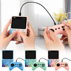 GENERIC Handheld Game Machine ,3-inch Large Screen 500 In One Handheld Computer Nostalgic Classic Children's Puzzle Toy Game Machine Big Screen,Gifts For Chrismas (Pink) -Classic Board Game Shop 51wkj8Q2qzL. AC