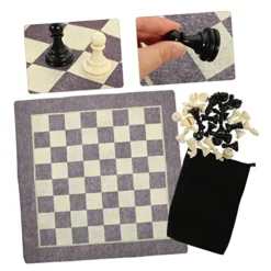 Ibasenice 5 Sets Board Game Toys For Travel Toys For Adults Vintage Toys Travel Chess Games Board Squiz Toys Mini Travel Plastic Checkerboard And Chess Set Chess Sets For Adults Chess Kit Go -Classic Board Game Shop 51zP2xh55iL