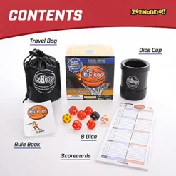 Zobmondo!! GoHoops Basketball Dice Game, Play Basketball Anywhere With Fun, Portable Custom Dice Set For Adults And Kids Ages 6+ -Classic Board Game Shop 51zP969b6SS