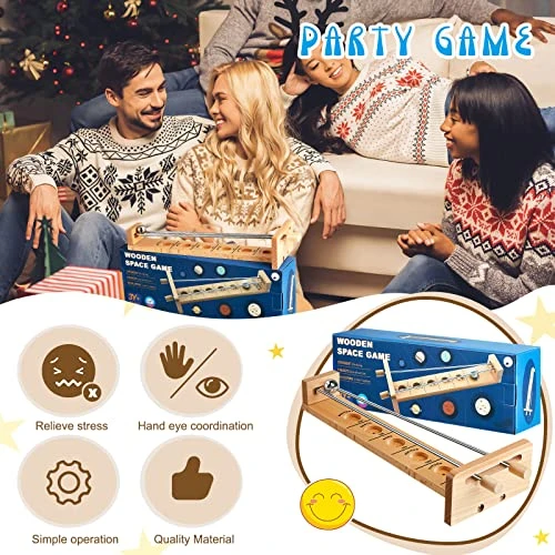 DEEKIN 2 Set Wooden Tabletop Games Classic Desktop Games Steel Ball Desktop Games Intelligent Exercise Ball Retro Toys For Teens Adults 5 DEEKIN 2 Set Wooden Tabletop Games Classic Desktop Games Steel Ball Desktop Games Intelligent Exercise Ball Retro Toys For Teens Adults - Image 5