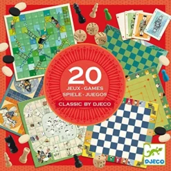 DJECO Families Traditional GamesDJECOClassic Games 20 Games, Multicolor (15)
