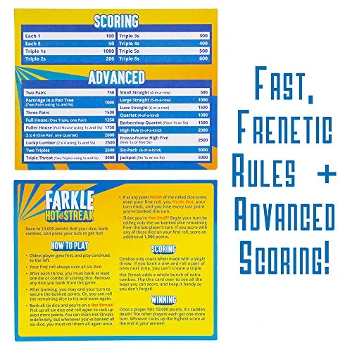 Farkle Hot Streak Dice Game Set - New Edition! 2 Farkle Hot Streak Dice Game Set - New Edition! - Image 2