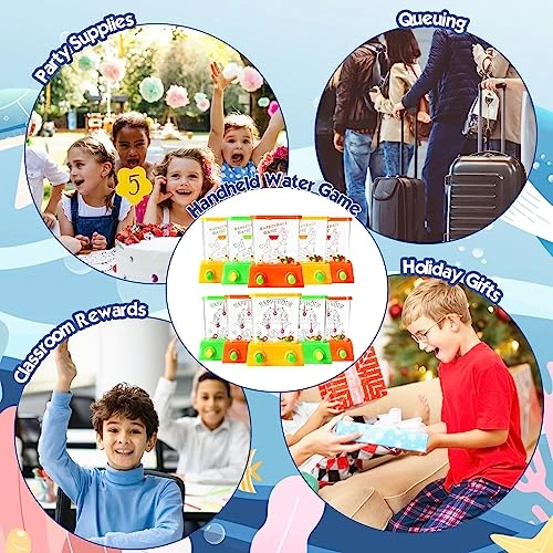 10 Pieces Handheld Water Game,Mini Arcade Water Ring Game,Waterful Ring Toss For Beach Toys,Party Favor,Fun Present For Men Retro Pastime,Without Water 5 10 Pieces Handheld Water Game,Mini Arcade Water Ring Game,Waterful Ring Toss For Beach Toys,Party Favor,Fun Present For Men Retro Pastime,Without Water - Image 5