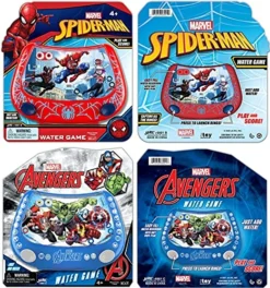 Marvel Classic Handheld Water Game (2 Units Assorted Style) Avengers & Spiderman Styles. Water Ring Arcade Toy Just Add Water. Stress Relief Fidget Toy For Kids And Adults. Game Toy BC-6901-2s -Classic Board Game Shop 61sAes16bbL