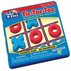 PlayMonster SM-2675 Tic-Tac-Toe Game Tin (Bilingual)
