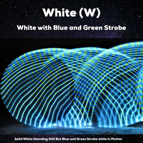 HoopHeads Luminati LED Hula Hoop With Remote 32 Unique Colors, Modes, And Effects - 44+ Bold Bright LEDs (28" Diameter - 5/8" HDPE) 3 HoopHeads Luminati LED Hula Hoop With Remote 32 Unique Colors, Modes, And Effects - 44+ Bold Bright LEDs (28" Diameter - 5/8" HDPE) - Image 3